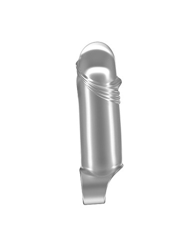 NO.35 - SON035TRA STRETCHY THICK PENIS EXTENSION – TRANSLUCENT - Imagen 1