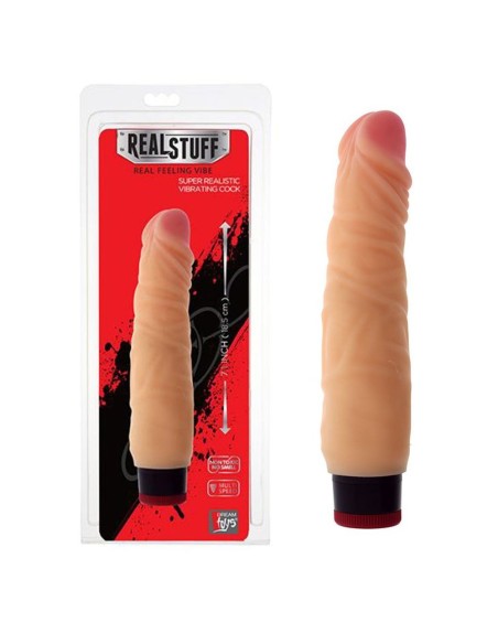 20626 REALSTUFF FALLO REALISTICO VIBRANTE CON VELOCITÀ REGOLABILE COLOR CARNE 7”