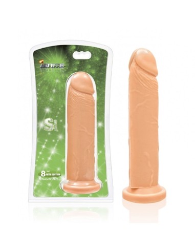 IK10208 IGNITE SÌ NOVELTIES CLASSIC DONG 8" WITH SUCTION CUP
