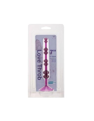 111575 LOVE THROB PURPLE  STIMOLATORE ANALE IN PVC-ABS VIOLA - Imagen 2