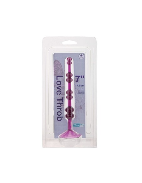 111575 LOVE THROB PURPLE  STIMOLATORE ANALE IN PVC-ABS VIOLA - Imagen 2