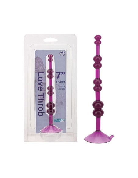 111575 LOVE THROB PURPLE  STIMOLATORE ANALE IN PVC-ABS VIOLA - Imagen 3