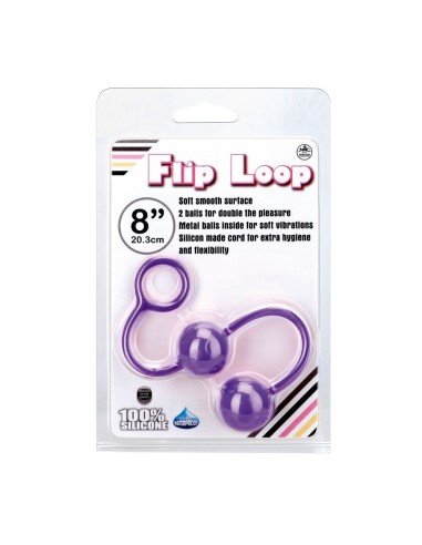 55003743 PALLINE VAGINALI IN SILICONE VIOLA - Imagen 1