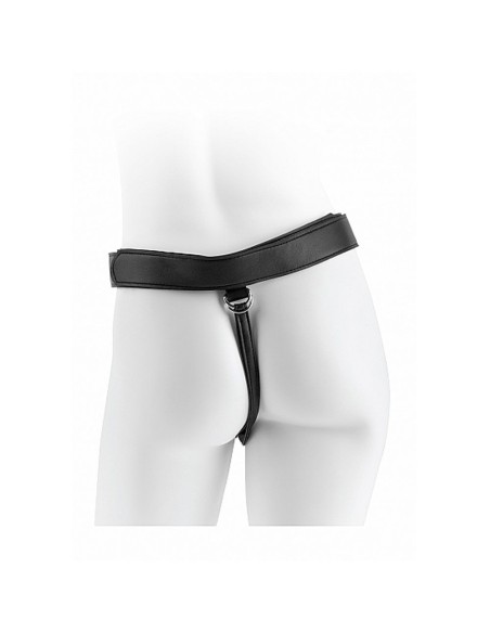 PD5646-21 STRAP-ON HARNESS 7" UNCUT – FLESH  FALLO INDOSSABILE REALISTICO NON CIRCONCISO 7" - Imagen 5