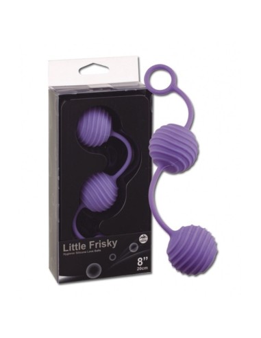 20124 LITTLE FRISKY PURPLE  PALLINE VAGINALI IN SILICONE VIOLA - Imagen 1