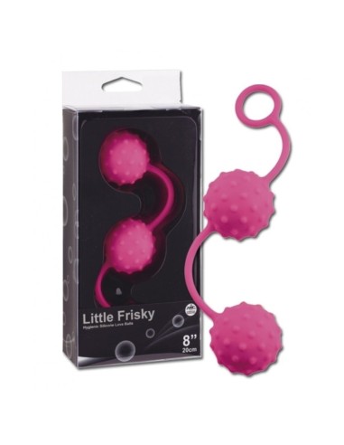 20125 LITTLE FRISKY PINK PALLINE VAGINALI IN SILICONE ROSA - Imagen 1