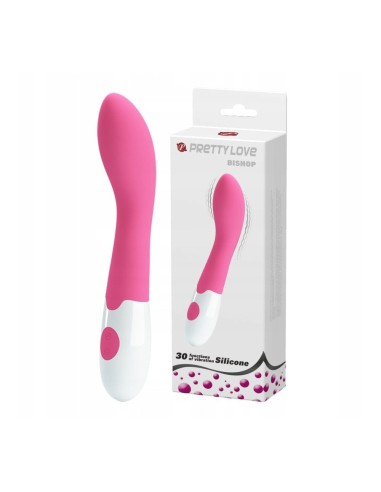 11256 PRETTY LOVE BISHOP SILICONE FUXIA SILENZIOSO 30 FUNZIONI CM 20 X 3 - Imagen 1