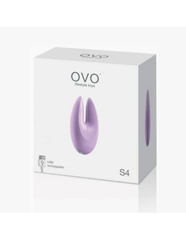 OVO S4 RECHARGEABLE LAY ON ROSE STIMOLATORE ROSA RICARICABILE USB