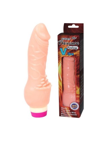 D-216445 BAILE WAVES OF PLEASURE REALISTIC VIBRATING 19.5CM  FALLO REALISTICO VIBRANTE - Imagen 1