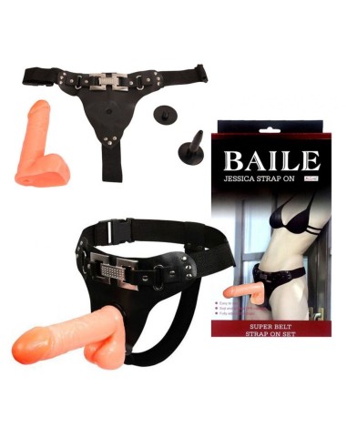 17077 ULTRA PASSIONATE HARNESS 15 CM 6”  FALLO REALISTICO INDOSSABILE PER LEI - Imagen 1