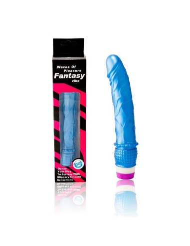 D47-194157 VIBRATOR LINEX AZUL  FALLO REALISTICO ECONOMICO MORBIDO VIBRAOTRE AZZURRO 23 CM - Imagen 1