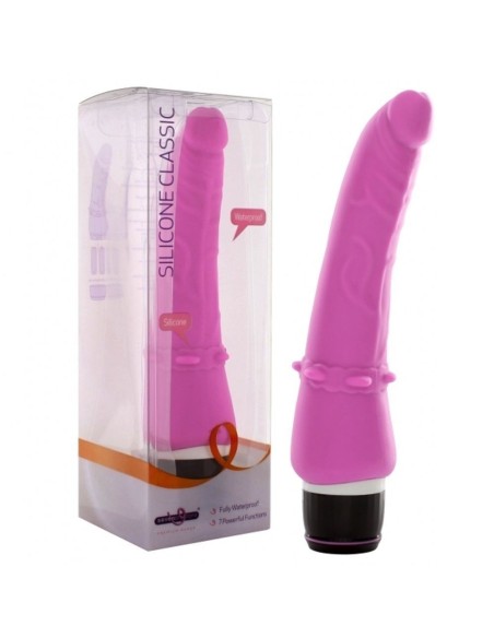 SEVEN CREATIONS ANAL PINK + CORONA – FALLO REALISTICO ANALE VIBRANTE IN SILICONE ROSA CM 19 - Imagen 1