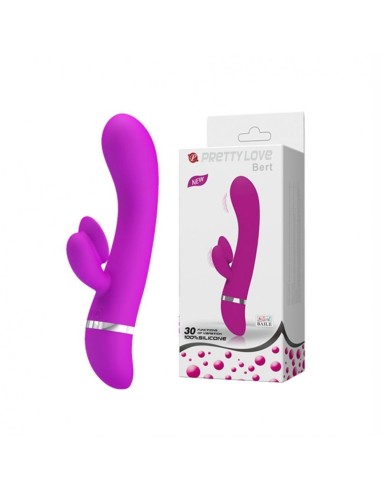 11300 BERT VIBRATOR PRETTY LOVE  VIBRATORE DI DESIGN 100% SILICONE COLORE FUXIA 30 FUNZIONI - Imagen 1