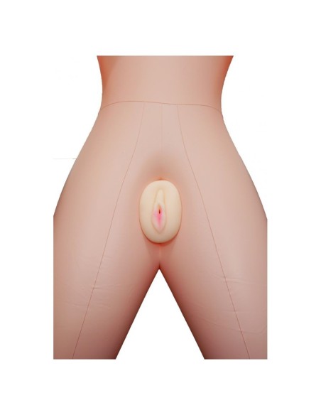 MARRIED BAMBOLA GONFIABILE BIANCA LOVE DOLL GRANDEZZA REALE SPOSATA IN PVC CON GENITALI IN CYBERSKIN ESTRAIBILI