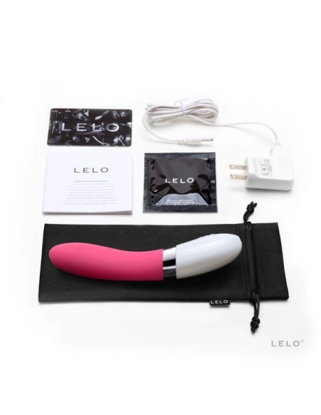 LELO LIV 2 CERISE VIBRATORE DI DESIGN ERGONOMICO IN SILICONE RICARICABILE USB - Imagen 2
