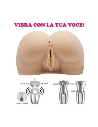 BAILE FOR HIM REALISTIC BUTT WITH VIBRATION AND REMOTE CONTROL - Imagen 1