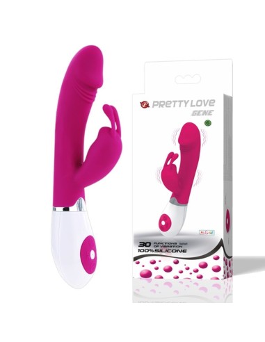 11258 PRETTY LOVE GENE SILICONE FUXIA 30 FUNZIONI CM 20 X 3 - Imagen 1