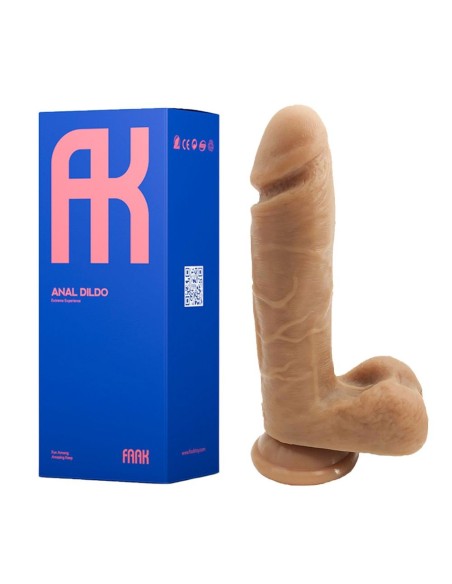 FAAK-G110 SKIN COLOR DILDO FALLO REALISTICO IN SILICONE COLOR CARNE 8,5” - Imagen 1