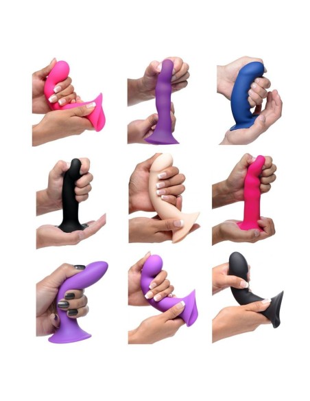 24511 HITSENS 2 VIBE PINK DILDO A DOPPIA DENSITÀ CON PELLE SILICONE PREMIUM E IMBOTTITURA SILEXPANⓇ CON MOTORE INTEGRATO - Image