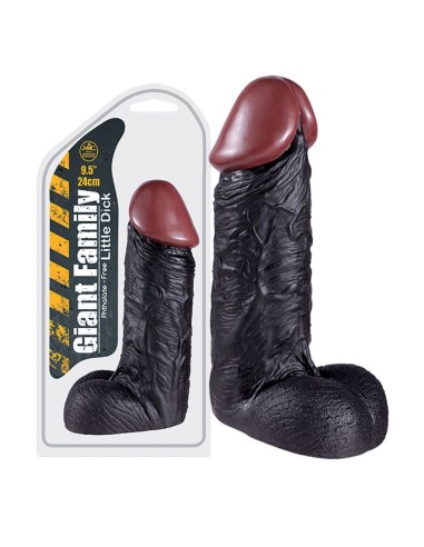 55078425 GIANT FAMILY LITTLE DICK REALISTIC DONG CIRCA 28 CM BLACK - Imagen 1