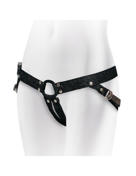 ADRIEN LASTIC MUTANDINA DA STRAP-ON PER FALLO INDOSSABILE COTONE DENIM